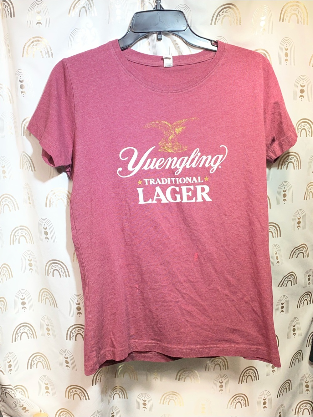 Women's Short Sleeve Pink Graphic Tee - Traditional Lager